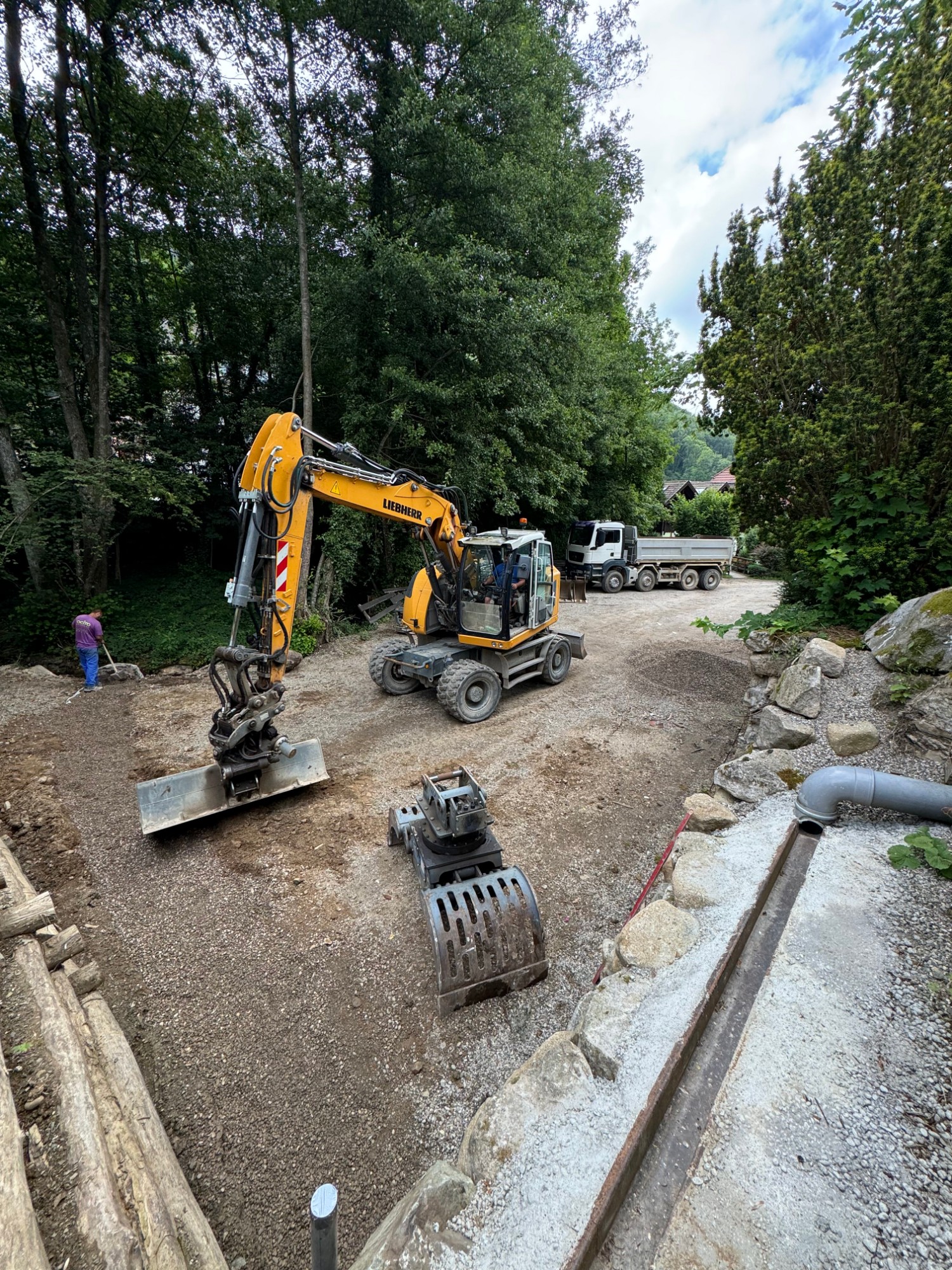 JP Creation&nbsp;: Entreprise de d&eacute;molition, terrassement et am&eacute;nagement ext&eacute;rieur &agrave; Cernay Mulhouse