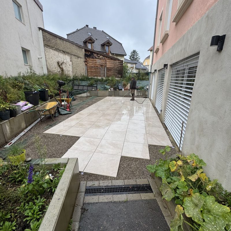 R&eacute;novation et Dalles &agrave; Illzach Montb&eacute;liard 6