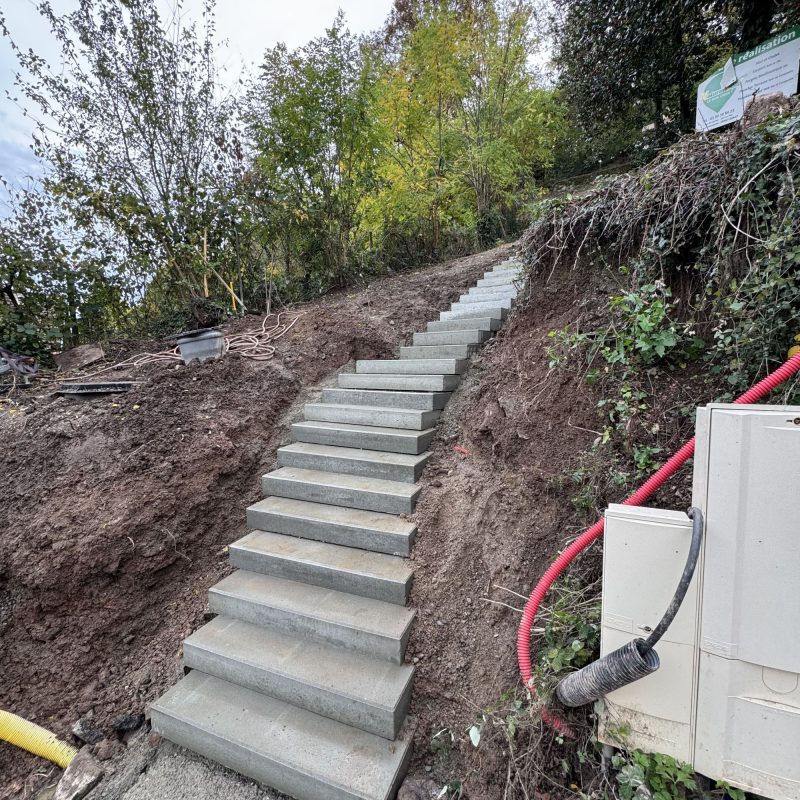 Escaliers et enrochement &agrave; Guebwiller Illzach 3