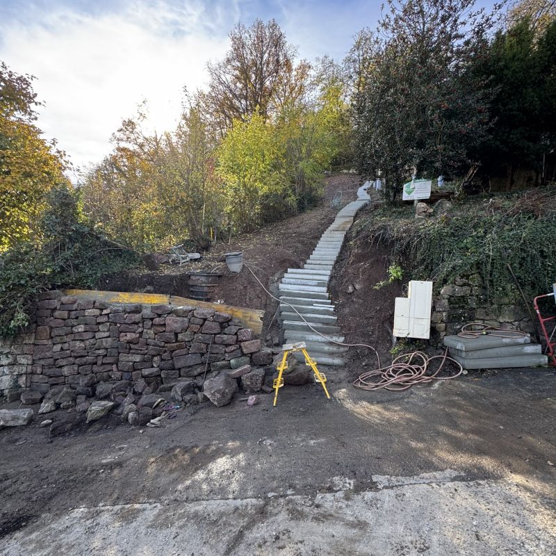 Escaliers et enrochement &agrave; Guebwiller Wittenheim 6