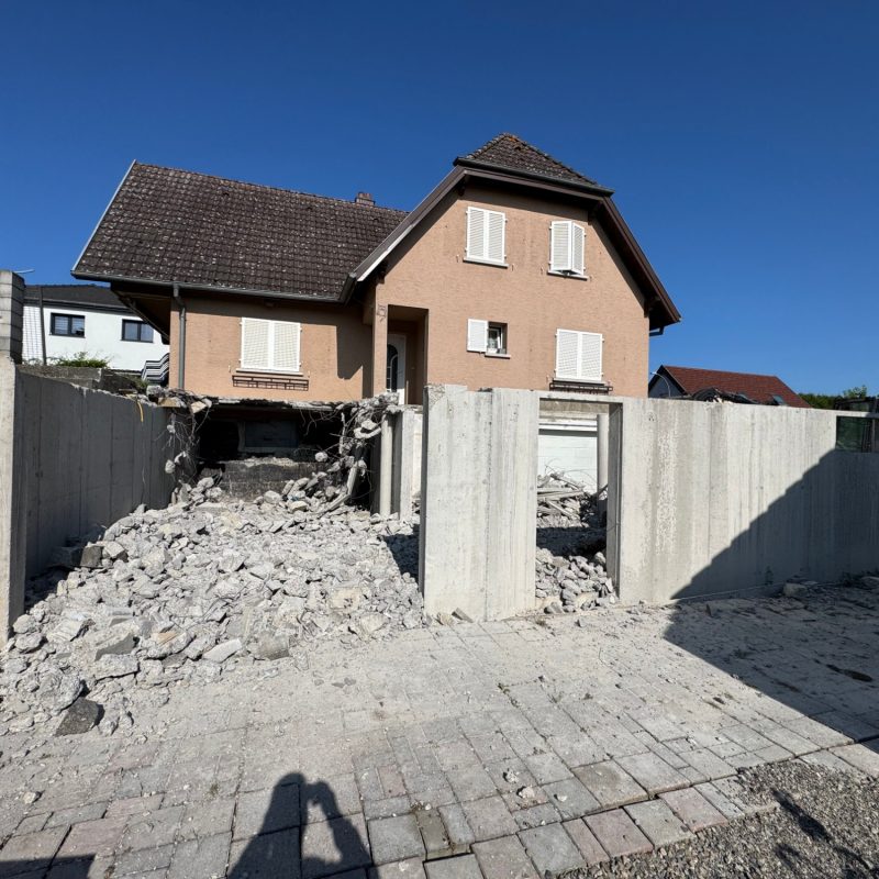 D&eacute;molition de tous b&acirc;timents et petite ma&ccedil;onnerie &agrave; Altkirch, pr&egrave;s de Guebwiller Colmar